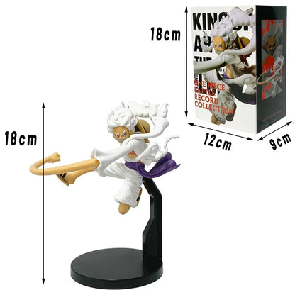 Anime ONE PIECE Figure Toy 18cm Nika Monkey D Luffy Action Figures Dolls Pvc Model Collectible Statue Toy Christmas Gift Beauty World Shop