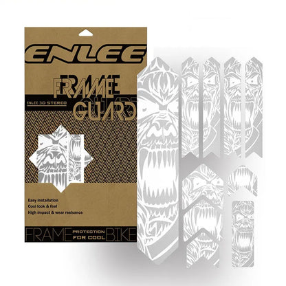 ENLEE The New Removeable Sticker Road Bicycle Paster Guard Cover 3D MTB Mountain Bike Scratch-Resistant Protect Frame Protector Beauty World Shop