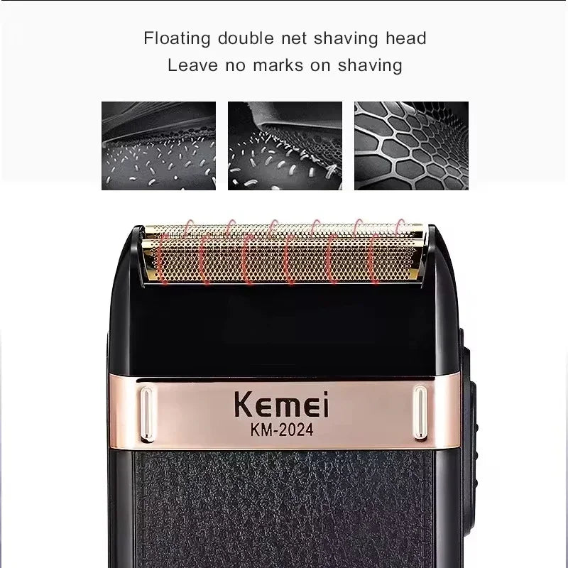 Kemei KM-2628 KM-678 KM-2024 USB Rechargeable Hair Clipper Professional Cordless Men Hair Trimmer Men's Hair Cutting Machine Beauty Trend Shop