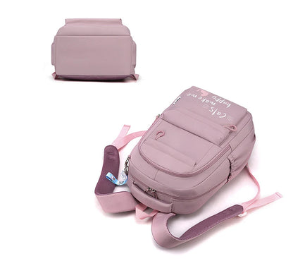 Girl School Bag Backpack Back Pack For Teenager Women Children Female Pink Schoolbag Primary High Bagpack Class Teens Child Kids Beauty World Shop