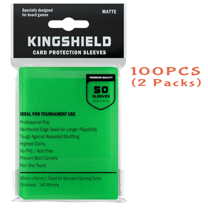 100PCS Matte Colorful Standard Size Card Sleeves TCG Trading Cards Protector Tarot Shield Board Games Cover PKM 66x91mm Beauty World Shop