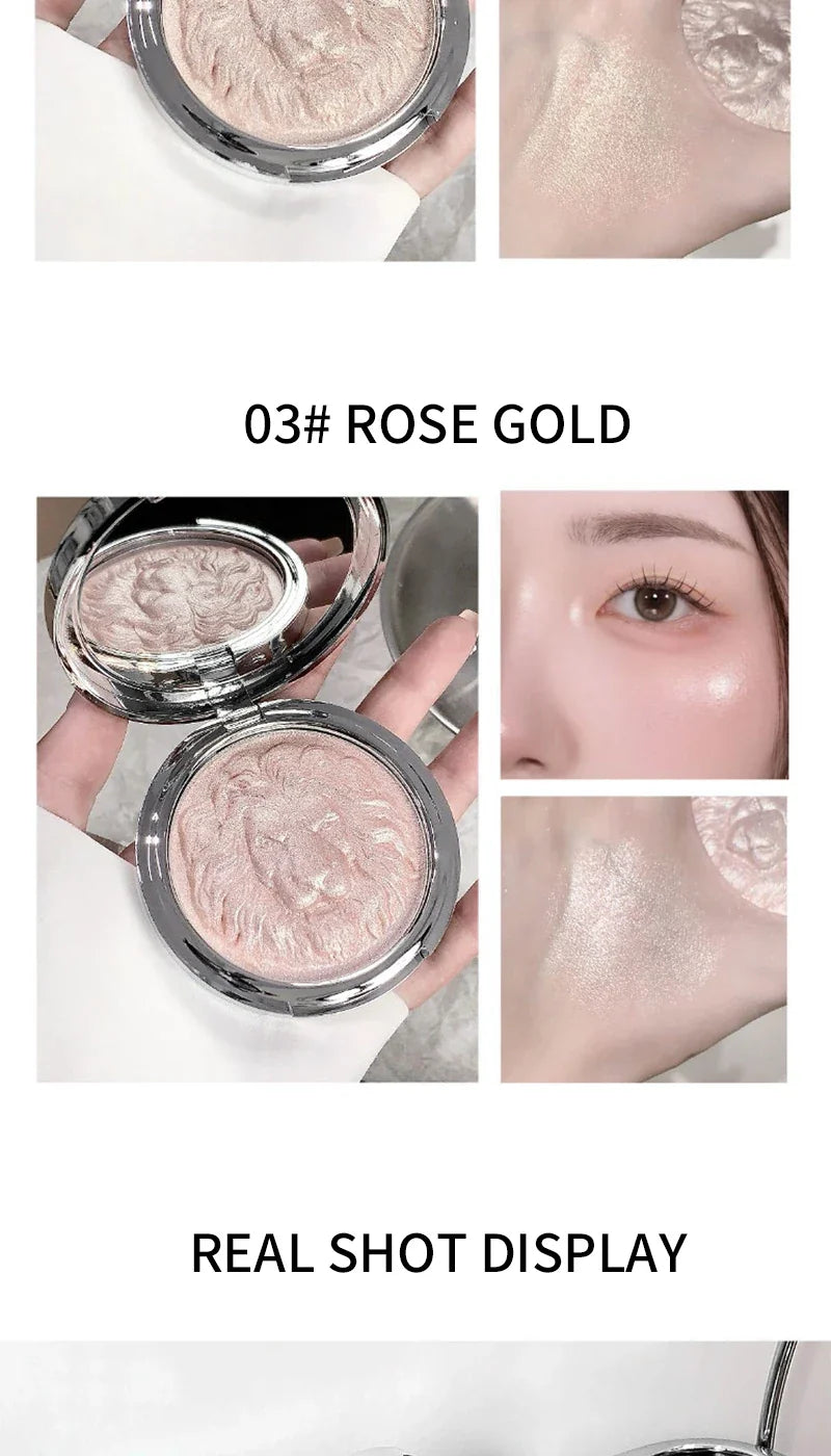 Lion Series high-gloss powder, clear and glittering, fine pearlescent luster, high-end atmosphere, high-gloss paste Beauty Trend Shop