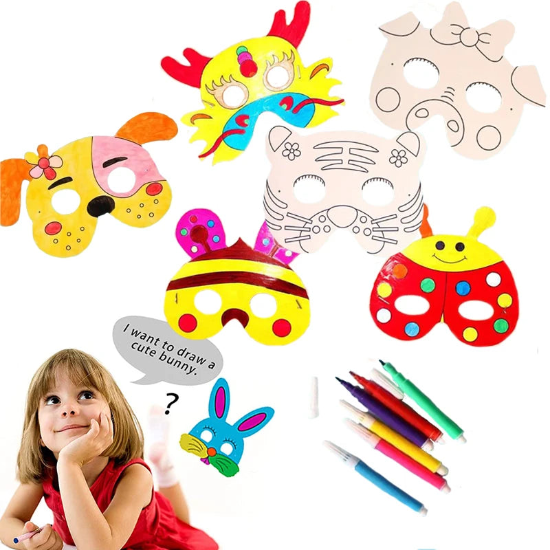 10pcs Assorted Stamps for Kids Self-ink Stamps Children Toy Stamps Smiley Face Seal Scrapbooking DIY Painting Photo Album Decor Beauty Fashion
