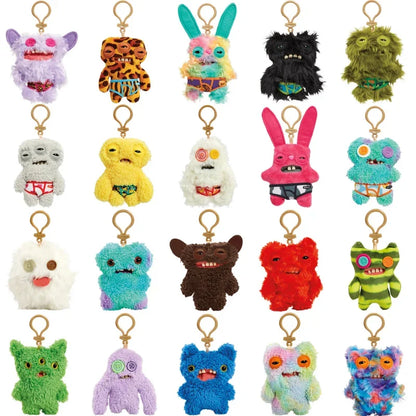 Fuggler Funny Ugly Monster Plush Toys Keychain Kawaii Fuggler Monster Rabbits Cute Stuffed Peluche Dolls Pendants Gifts Kid 12CM Beauty World Shop