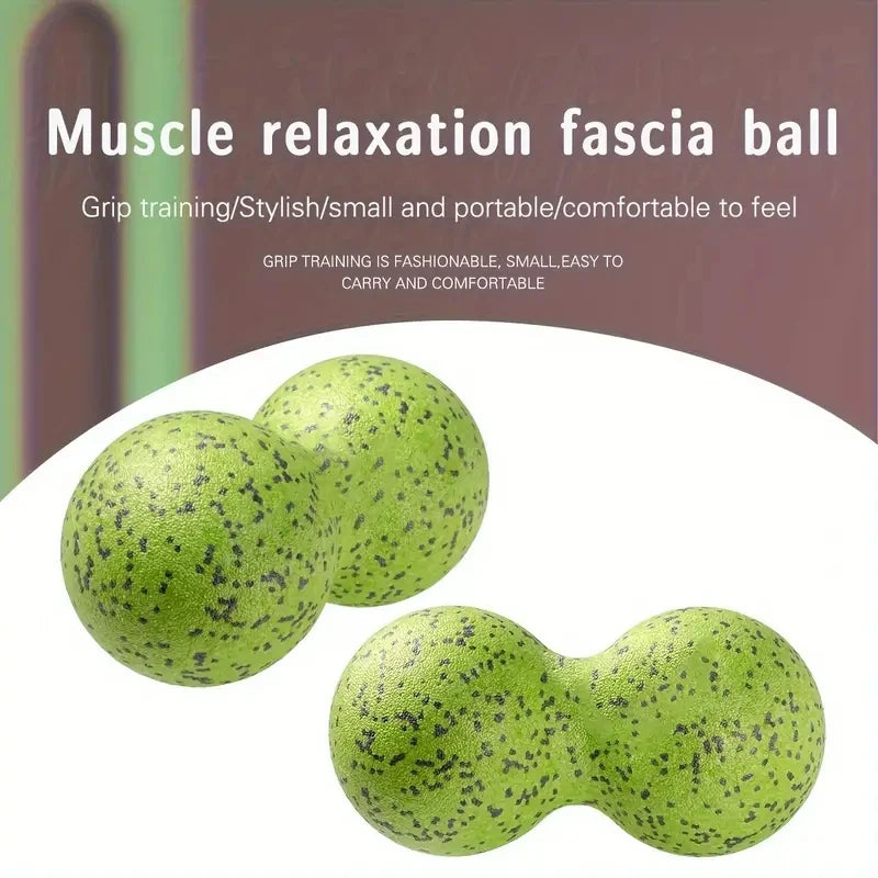High Density Massage Ball Peanut Massage Ball, Double Long Hockey Ball Massage Roller Ball For Deep Tissue Muscle Massage Beauty World Shop