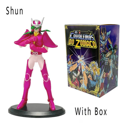 In Stock Hot Anime Figure Phoenix Ikki Hyoga Seiya Shiryu Standing Armor Model Children's Toys PVC Box Desktop Collection Toys Beauty World Shop