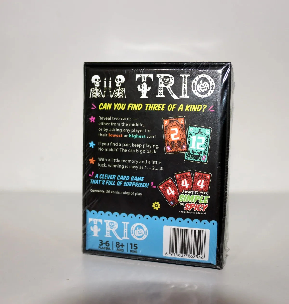 TRIO Strategy Board Game | 3-6 Players | 15 Minutes Playing Time . Family Game Nights , Perfect for Party Game Beauty World Shop