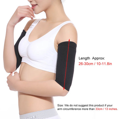1Pair Arm sSlimming Shaper Compression Wrap Sleeve Helps Lose Arms Fat,Tone up Arm Shaping Sleeves for Women,Sports  Arm Shapers Beauty World Shop