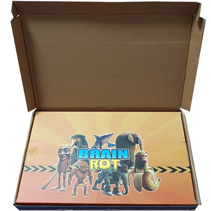 24Pcs Italian Brainrot Tung Tung Sahur Figures Doll Tralalero Tralala Bombardino Crocodilo Shimpanzini Bananini Model Toy Gift Beauty World Shop