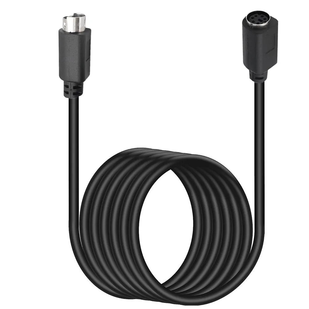 Mini DIN 6-Pin Adapter Cable 6 Pin  PS/2 PS2  Data Cable Male to Male to Female Straight and Elbow Mini DIN 6Pin