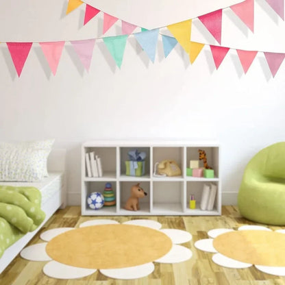Colourful Jute Linen Pennant Flags Festival Bunting Banners Party Hanging Wedding Hanging Banner Party Garland for Home Decor Beauty World Shop