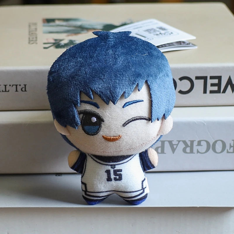 10cm Anime Volleyball Boy Blue Lock Kawaii Bag Pendant Keychain Isagi Mikage Reo Rin Itoshi Sae Blue Prison Plush Toy Kids Gift Beauty World Shop
