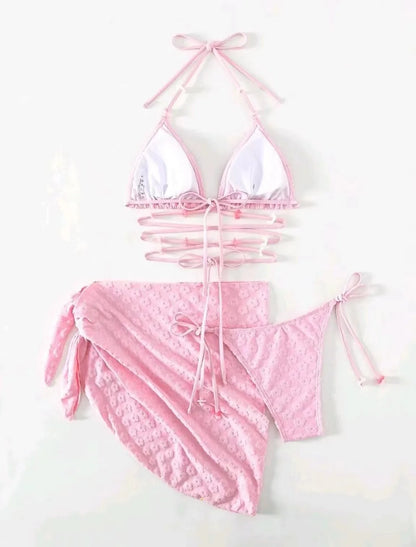 Pink Sexy Bikinis Swimsuits Women's Swimwear Push Up Female Beach Swimming Wear Girls Bathing Suits Brazilian Bikini Pool Bather Beauty World Shop