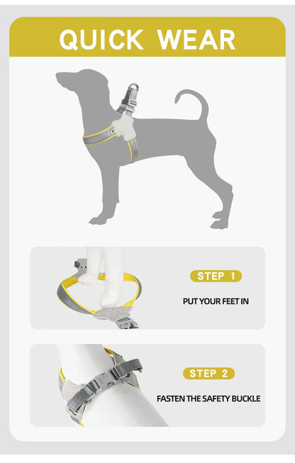 Reflective Pet Dog Harness For Small Medium Dogs Cat No Pull Vest Harnesses Puppy Chest Strap Pug Chihuahua Bulldog Supplies Beauty World Shop