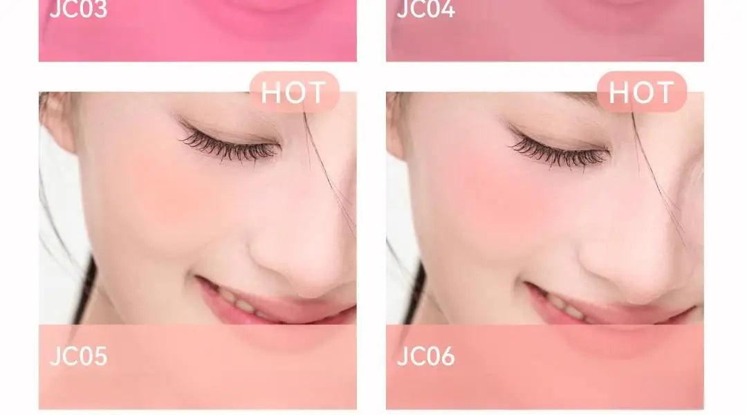 AZTK JC04 Water To Powder Liquid Blush Soft Matte Natural Flush Brightening Cheek Tint Lightweight Blendable Waterproof Makeup Beauty World Shop