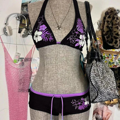 Spring and Summer Fashion Trend: Y2K Sexy Bikini - Ins European and American Niche Design, Figure-Hugging Swimsuit Set Beauty World Shop