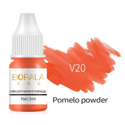 Borala 26 Colors 3ML Permanent Makeup Tattoo Lips Eyebrows Eyeliners Pigments Sample Size Tattoo Pigments Beauty Art Women Use Beauty World Shop