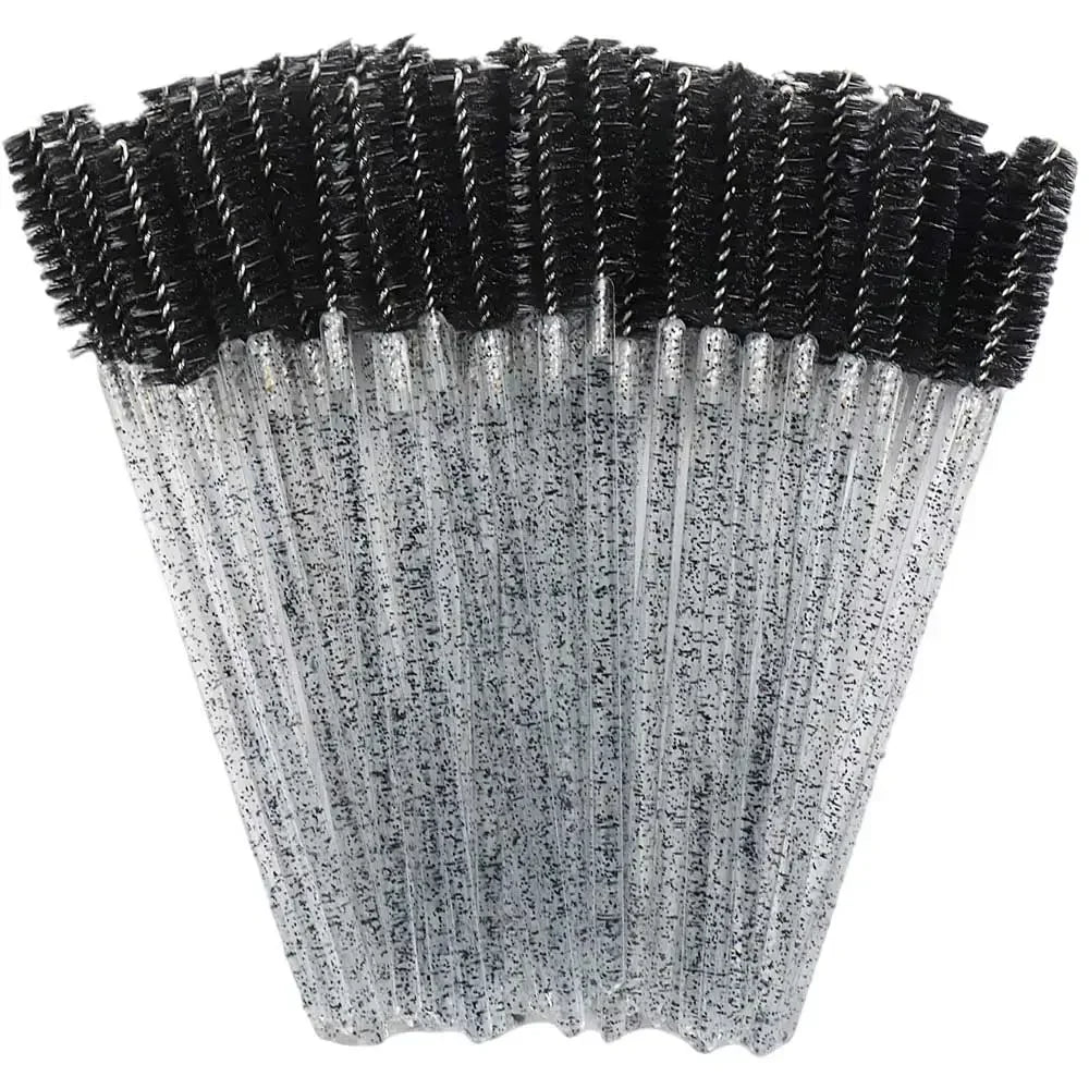 Disposable Crystal Eyelashes Brush Comb 50Pcs Eye Lashes Extension Mascara Wands Makeup Professional Makeup Beauty Tool Beauty World Shop