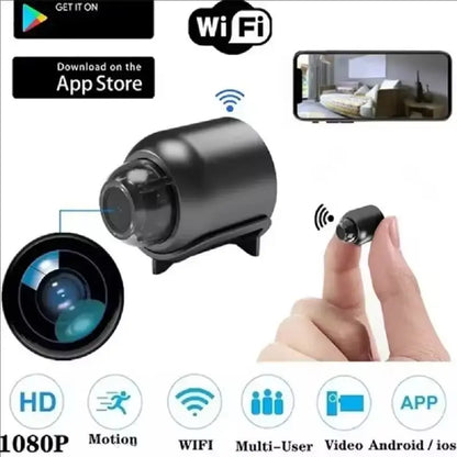 Wireless WiFi 1080P HD Mini Camera Baby Monitor Indoor Security Surveillance Night Vision IP Cam Video Recorder Safety Camcorder Beauty World Shop