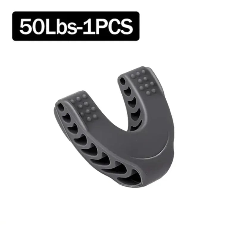 U Shape Jaw Exerciser New Facial Pop N Go Mouth Jawline Face Fitness Muscle Chew Ball Bite Breaker Training Equipment Beauty World Shop