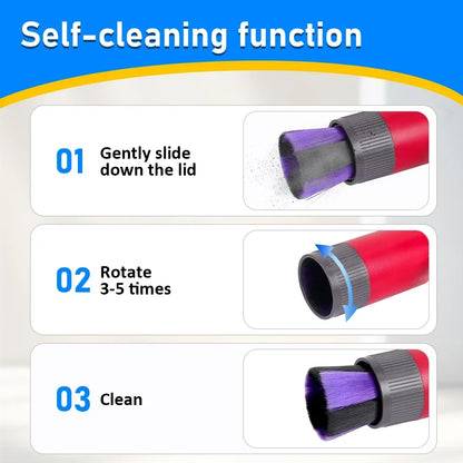 Traceless Dust Brush Part Fit for Dyson V7 V8 V10 V11 V15 Part Vacuum Cleaner Accessories Replacement Dusting Brush Attachment Beauty World Shop