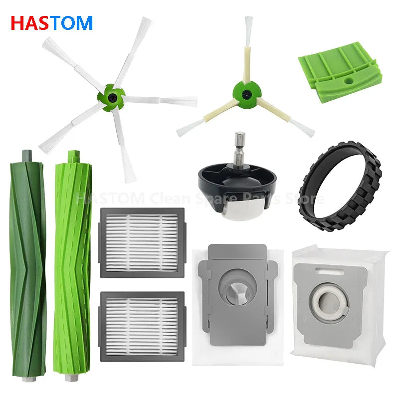 Main Brush Side Brush Hepa Filter Dust Bag Universal Wheel Spare Parts For iRobot Roomba i3 i4 i6 i7 i8 E5 E6 E7 j7 Accessories Beauty World Shop