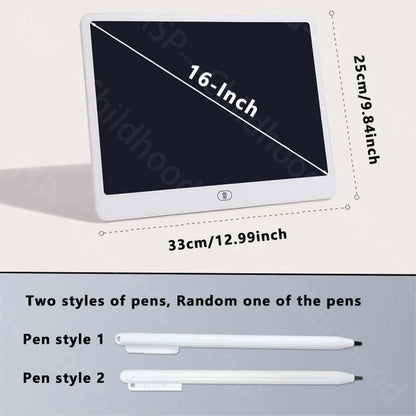 16/13/11 Inch LCD Writing Board Drawing tablet Kids Writing Painting Children Educational Toys for 3 4 5 6 7 8 Years Girls Boys Beauty World Shop