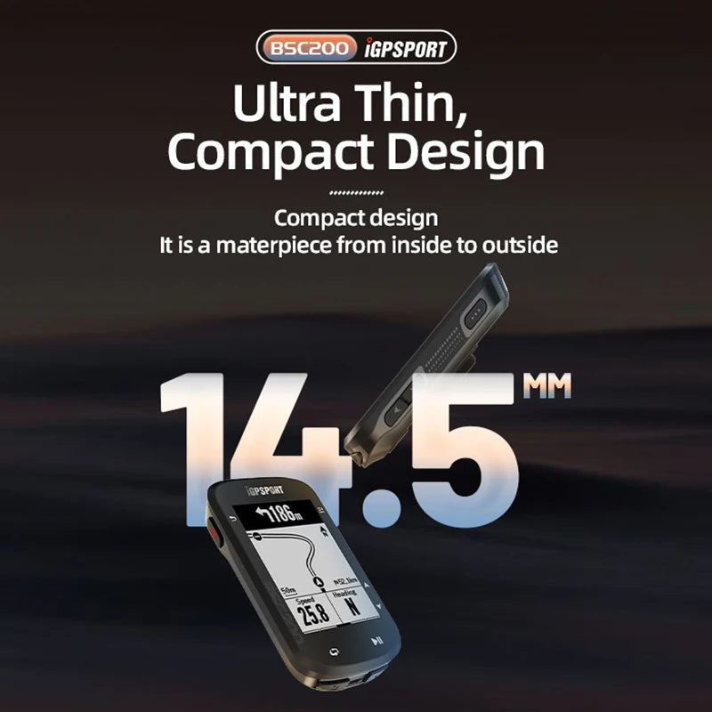 IGPSPORT BSC200 GPS Cycle bike Computer Wireless Speedometer Bicycle Digital ANT+ Route Navigation Stopwatch Cycling Odometer Beauty World Shop