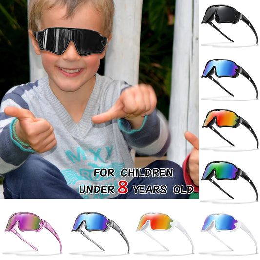 3-8 Years Old Boys And Girls Riding Outdoor Sports Kids Cycling Sunglasses UV400 Children Camping Goggles Fishing Bike Eyewear Beauty World Shop