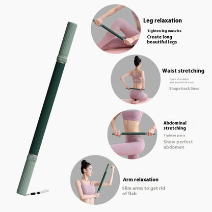 요가 근막 스틱 Yoga Fascia Stick 57cm Extended Muscle Relaxation Massage Roller Yoga Massage Stick for Leg Stretching and Release Fitn Beauty World Shop