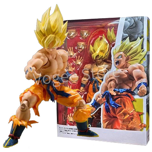 Shf Dragon Ball Z Son Goku Legendary Action Figure PVC Movable Collection Anime 17cm Super Saiyan Kakarotto Figurine Model Toys Beauty World Shop