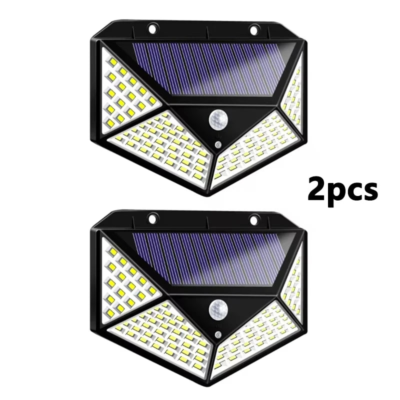 1/2/4Pcs Intelligent Light Controlled LED Solar Lights Waterproof Human Body Sensing Street Light for Outdoor Garden Lighting Beauty World Shop