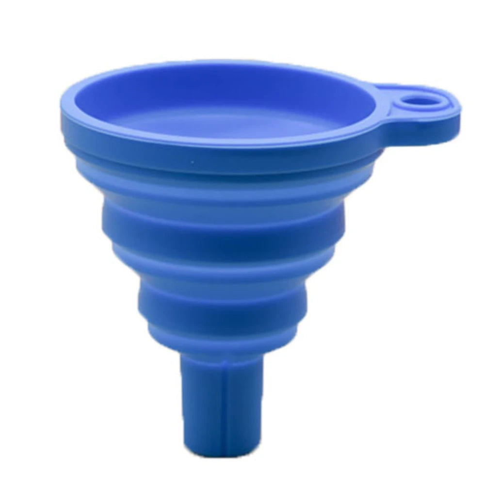 Engine Funnel Car Universal Silicone Liquid Funnel Washer Fluid Change Foldable Portable Auto Engine Oil Petrol Change Funnel Beauty World Shop