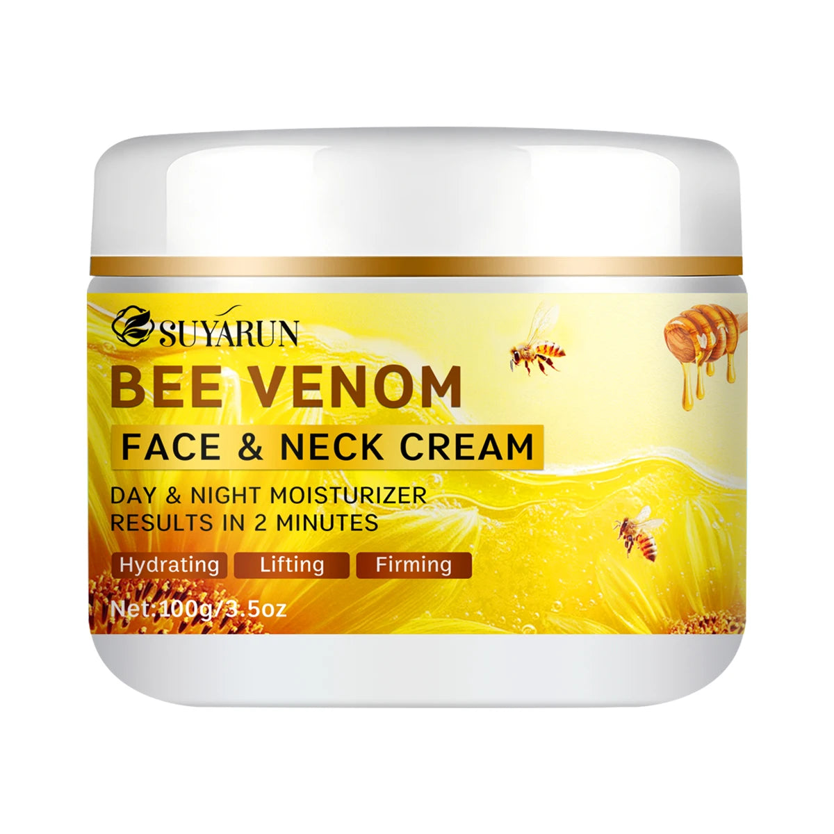 SUYARUN Bee Venom Collagen Anti-Aging Face Cream | Firming Lifting Moisturizer | Wrinkle Reduction | 24H Hydration. Beauty World Shop