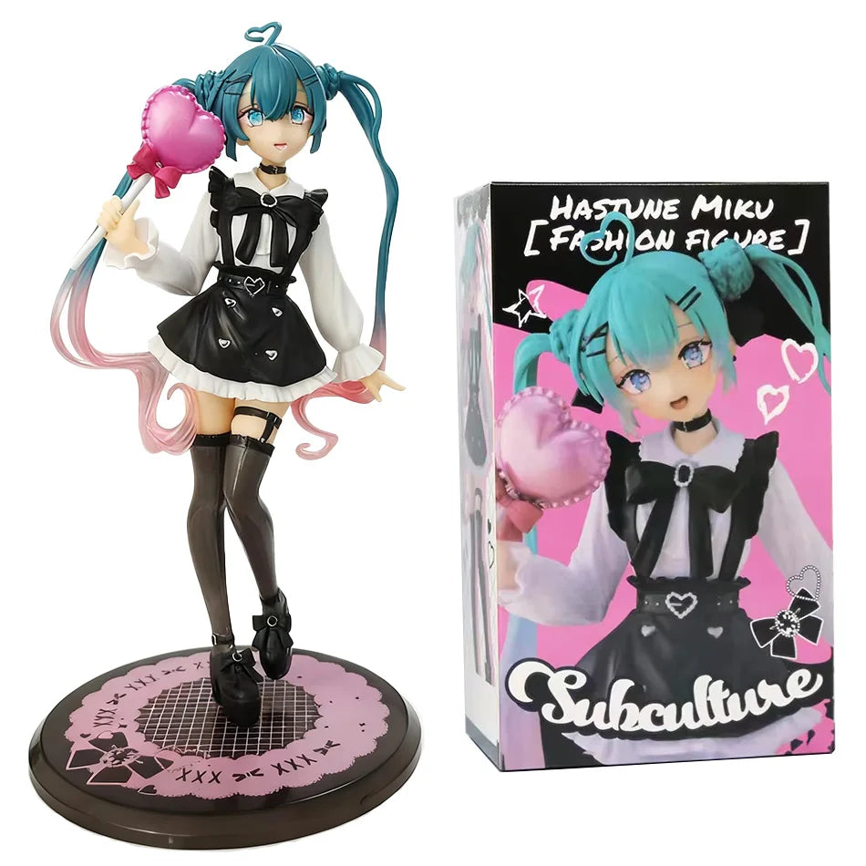Hot Kawaii Girl Hatsune Miku Anime Figure Fashion Subclture Miku Action Figure Christmas Gift PVC Collection Model Doll Toys Beauty World Shop