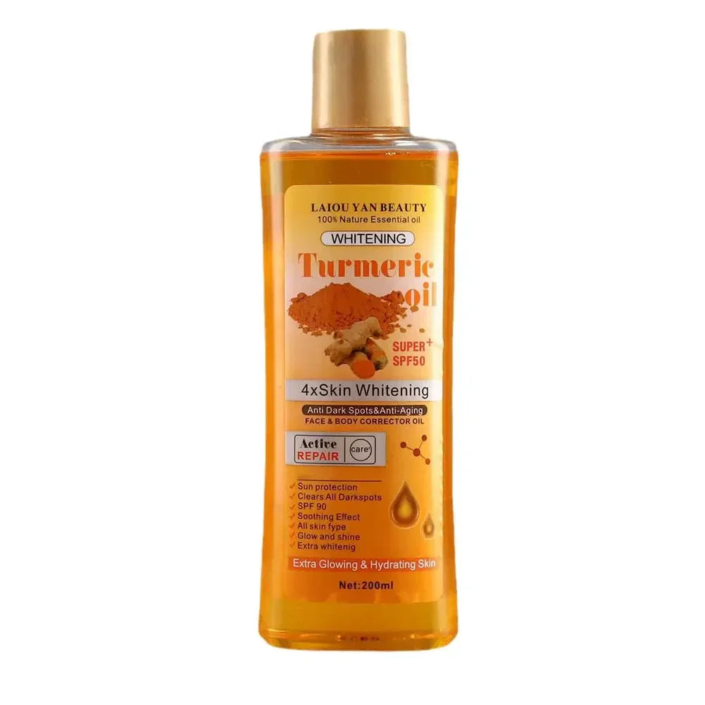 Turmeric Essential Oil Facial Body Massage oil Moisturizing Diffuser Aromatherapy Brightening Smoothing Body Face Skin Care 200m Beauty Trend Shop