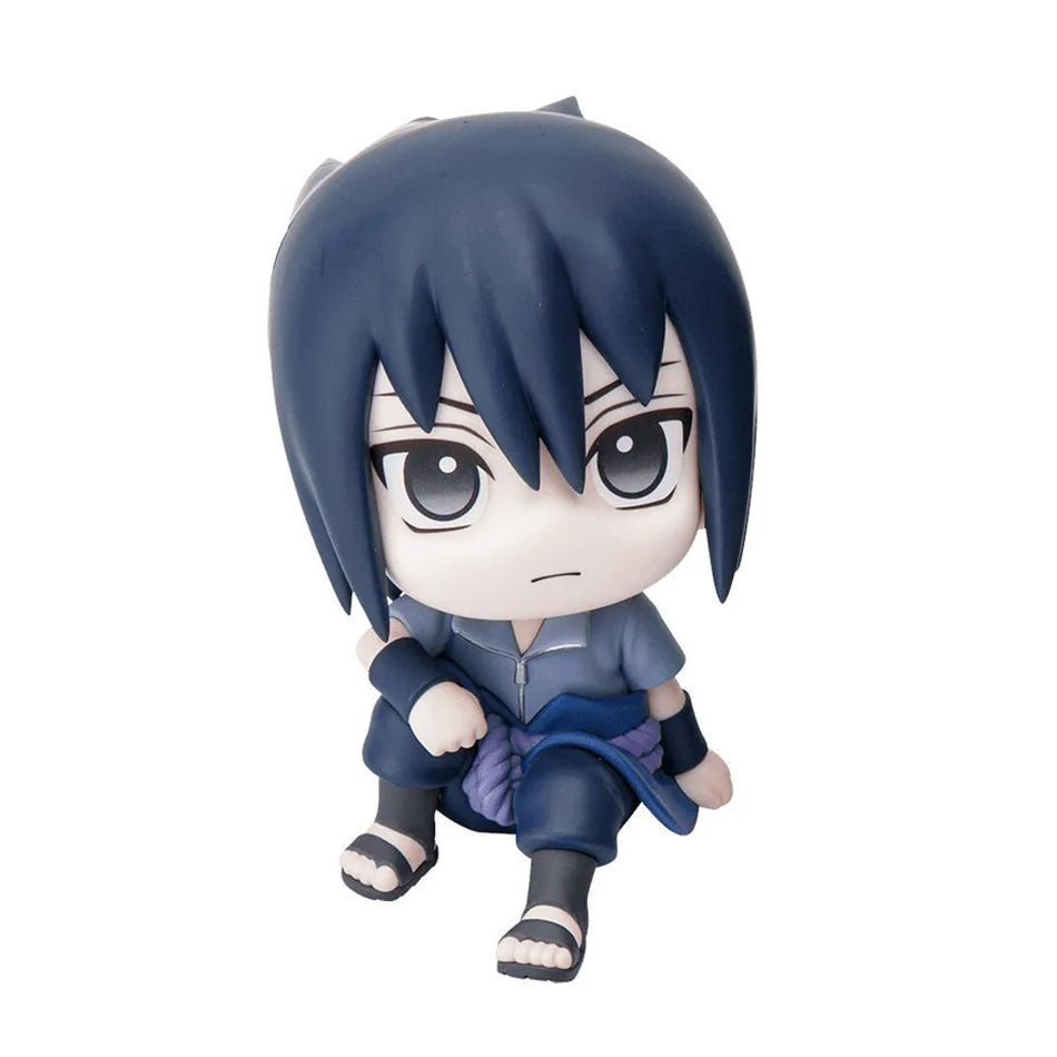 9cm Naruto Anime Figure Naruto Kakashi Action Figure Q Version Kawaii Sasuke Itachi Figurine Car Decoration Collection Model Toy Beauty World Shop