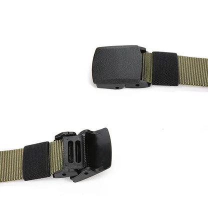New Men's Automatic Buckle Belt Outdoor Hunting Hiking Daily Work Sports Tactical Waist Belt Hunting Clothing Accessory Beauty Fashion