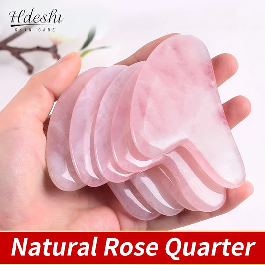 Natural Stone GuaSha Jade Facial Beauty Scraping Massage Tools Firm Skin Care Face Gua Sha SPA Physical Gue Che Roller Beauty World Shop