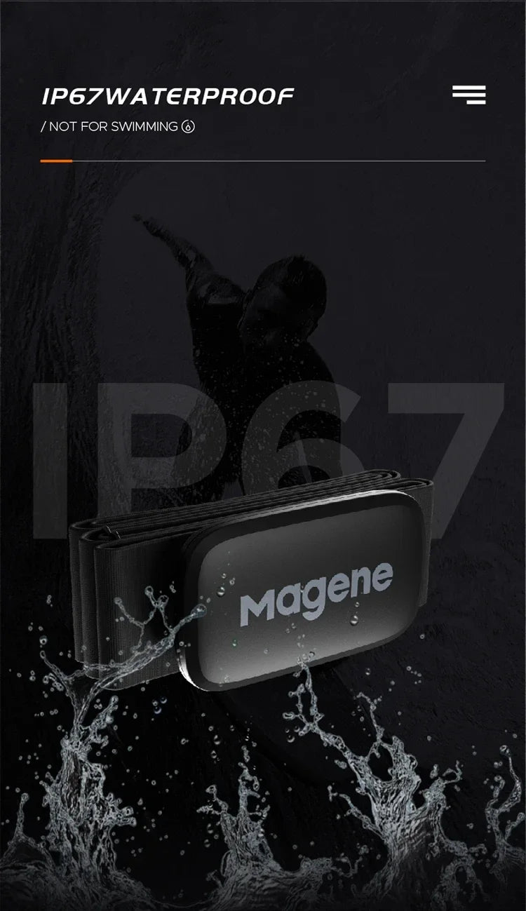 Magene H303 H64 Heart Rate Monitor Mover Sensor Dual ANT Bluetooth With Chest Strap Cycling Computer Bike Wahoo Garmin Sports Beauty World Shop