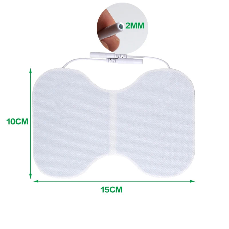 Waist EMS Electrode Pads Self Adhesive Conductive Gel Patch for Pulse Massager Electric Muscle Stimulator Replacement Accessory Beauty World Shop