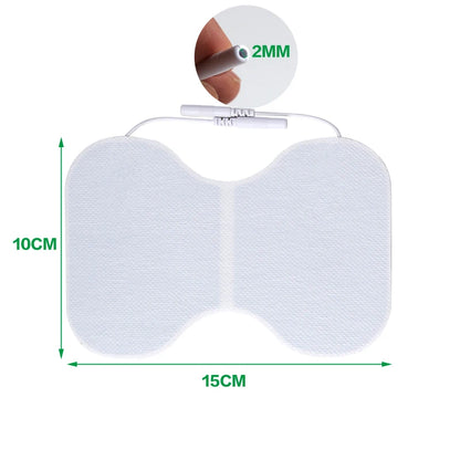 Waist EMS Electrode Pads Self Adhesive Conductive Gel Patch for Pulse Massager Electric Muscle Stimulator Replacement Accessory Beauty World Shop