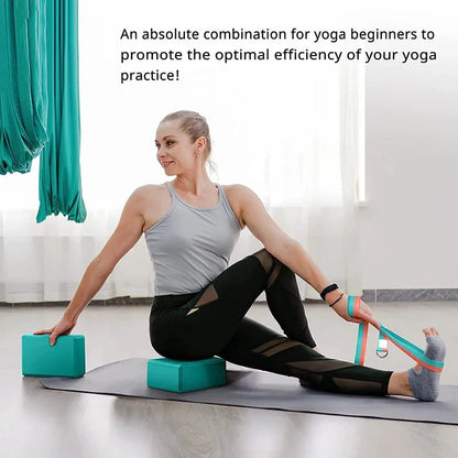 1pc High Density Yoga Foam Blocks Non-slip Solid Color Yoga Balance Fitness Dance Supplies For Yoga Pilates And Meditation Beauty World Shop