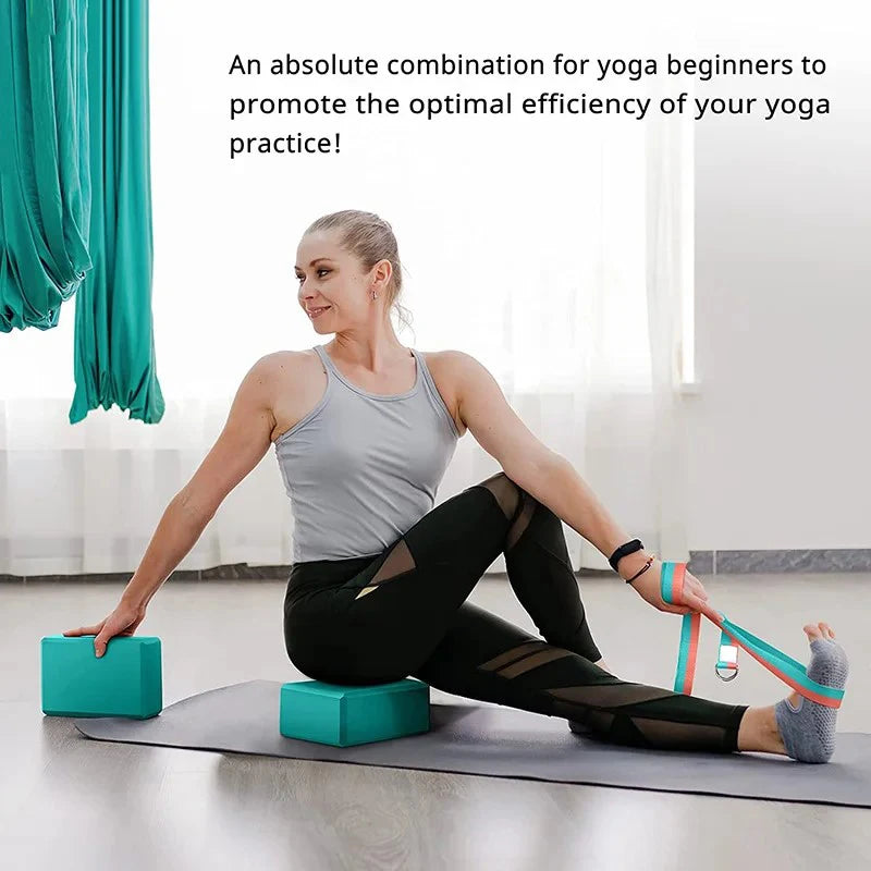 1pc High Density Yoga Foam Blocks Non-slip Solid Color Yoga Balance Fitness Dance Supplies For Yoga Pilates And Meditation Beauty World Shop