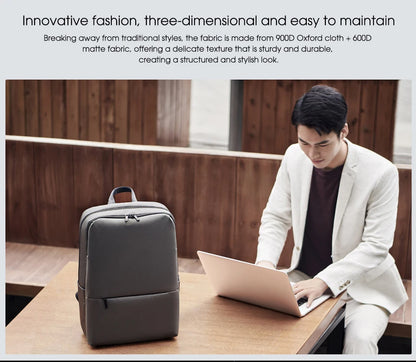 Xiaomi Classic Business Backpack 2 Fashion Laptop Bag for Men and Women Travel Large Capacity Backpack Beauty World Shop
