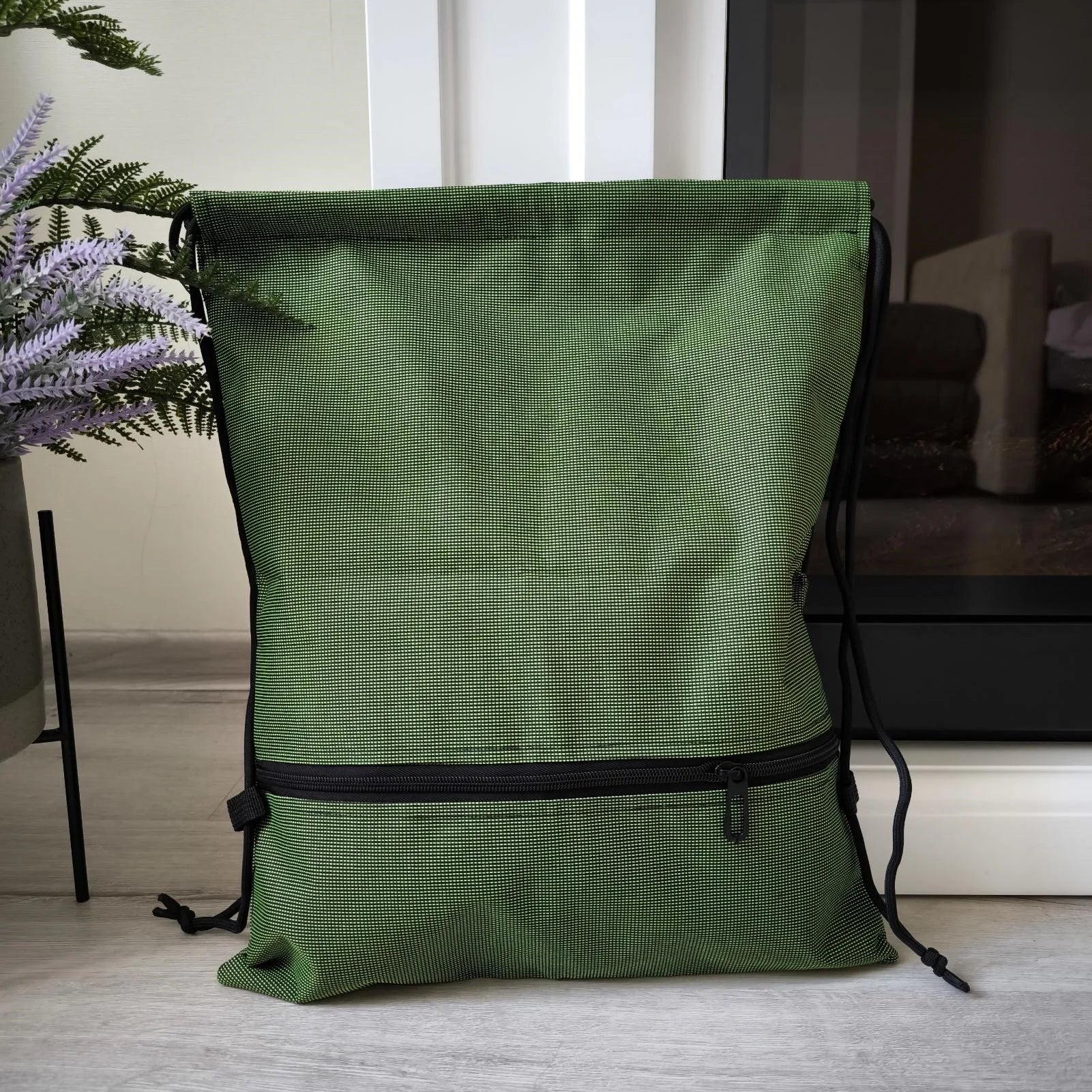 Foldable Drawstring Backpack, Lightweight, Simple and Fashionable Sports Backpack, Unisex Beauty World Shop