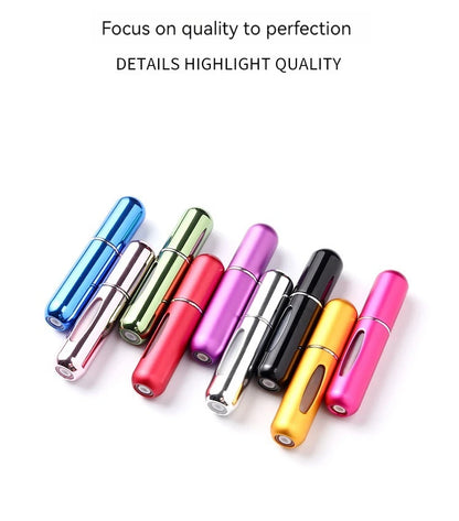 5/8ml Portable Perfume Atomizer Liquid Container For Cosmetics Mini Aluminum Spray Alcochol Empty Refillable Bottle Beauty Fashion