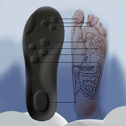 1Pair/2Pairs/4Pairs High Elasticity Latex Sport Insoles Soft Shoe Pads Arch Support Orthotic Insoles Breathable Deodorant Insole Beauty World Shop