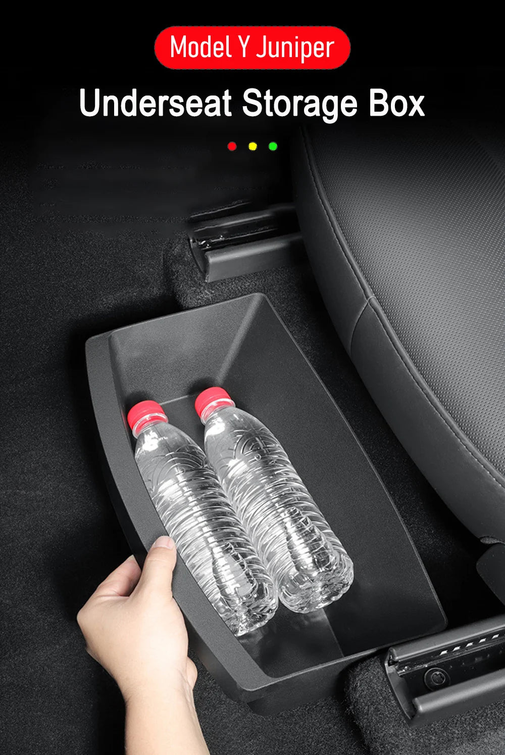 For Tesla New Model Y 2025 Juniper Launch Under Seat Storage Box Case Car Seat Organizer Vehicle Underseat Drawer Tray Accessory Beauty World Shop