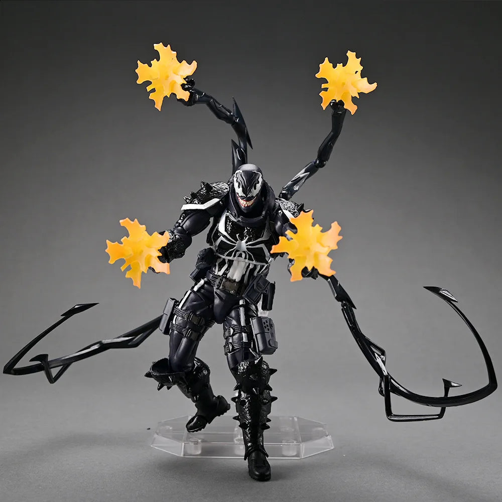 Amazing Yamaguchi Marvel Venom Agent series KO Articulated Action Figure Model Kit Desktop Ornament Collectible statue Toys Gift Beauty World Shop